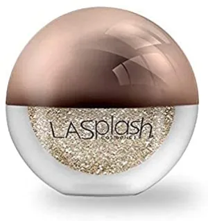 LA Splash Cosmetics Metallic Champagne Loose Glitter Eyeshadow Powder for Lips/Hair/Nail/Body - Crystallized Glitter (Gold Rush)