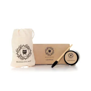 Lash Pomade | Mascara Alternative | Natural Eyelash Growth Serum with Organic Castor Oil & Argan Oil | Increases Length & Volume | Natural Silk Fibers | Long-Lasting Lash Health