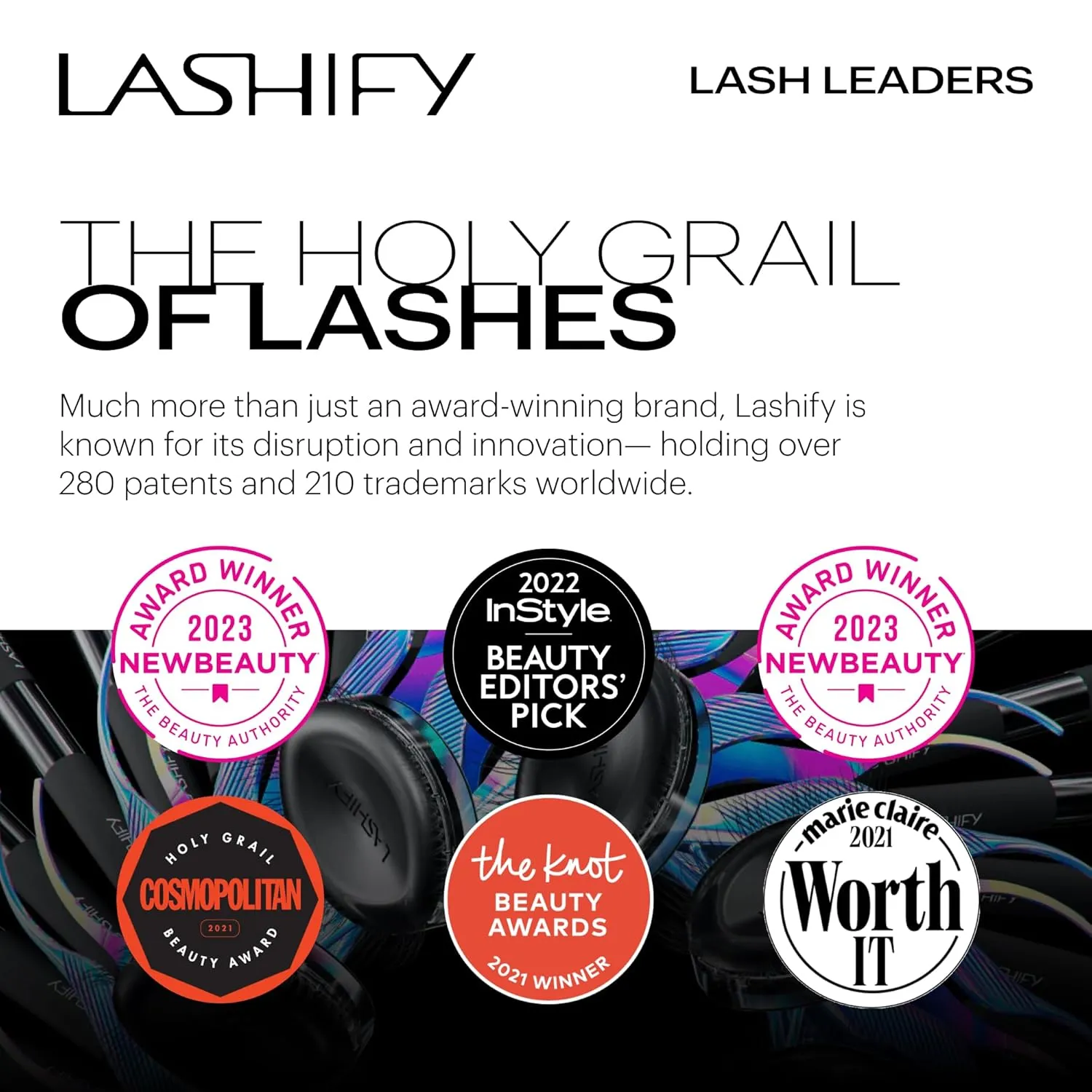 Lashify Star Burst 14mm Gossamer DIY Eyelash Extensions Refill, The Ultimate Multi-Length Multi Layered Lash, Black, Easy False Lashes