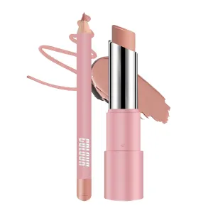 Lifter Glaze Lip Balm, 2025 New Long Lasting Lipstick, Moisturizing Lip Liner for Everyday Makeup, Matte 2 In 1 Lipstick for Women (#06)
