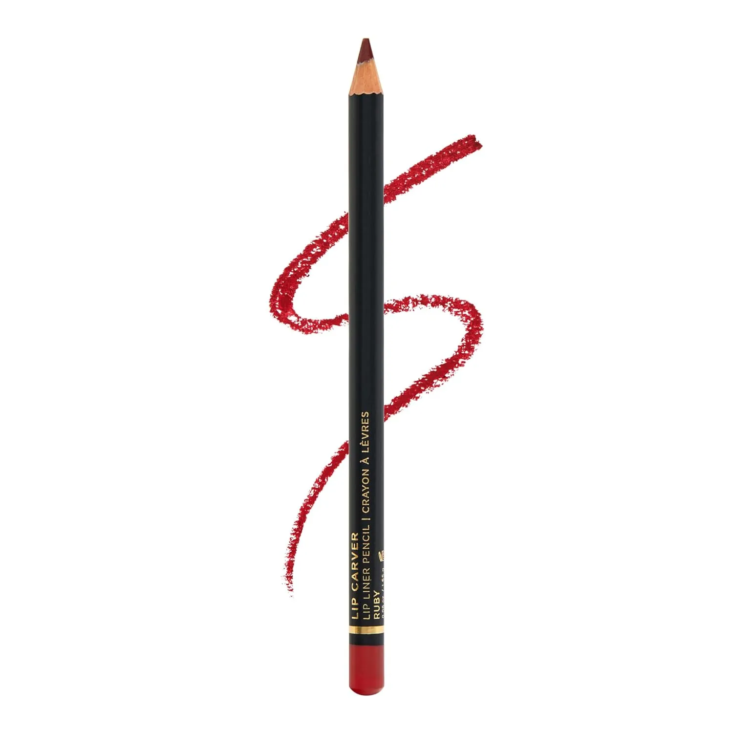 LIP CARVER Lip Liner Pencil Creamy Long Lasting Wooden Lip Pencil | Waterproof Lip Liner | Ruby