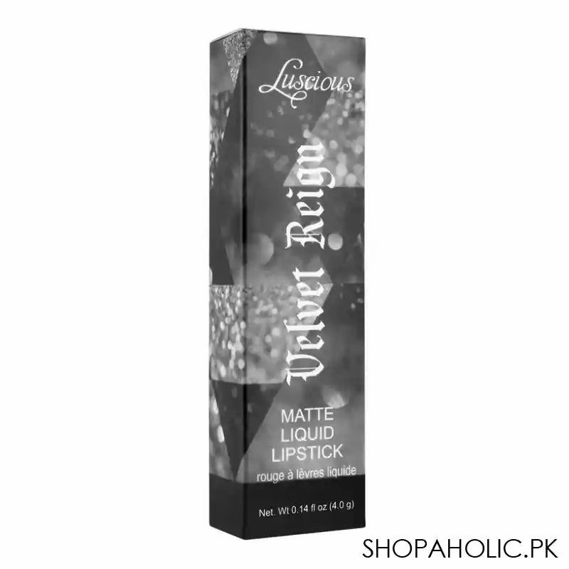 Luscious Velvet Reign Matte Liquid Lipstick, 11 Duchess Pink
