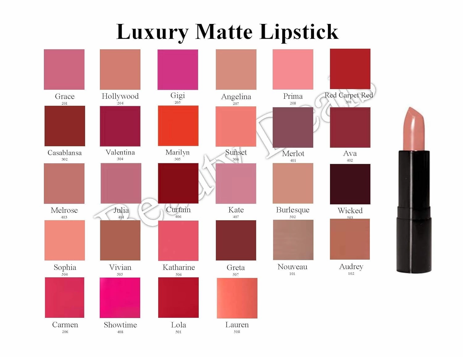 Luxury Matte Lipstick Luxurious Hydrated Creamy Lipstick