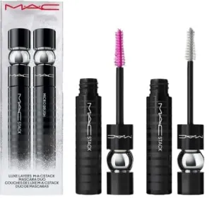 MAC M.A.C Luxe Layers M.A.CSTACK Mascara Duo (Limited Edition), 0.21 Fl Oz (Pack of 2), Black