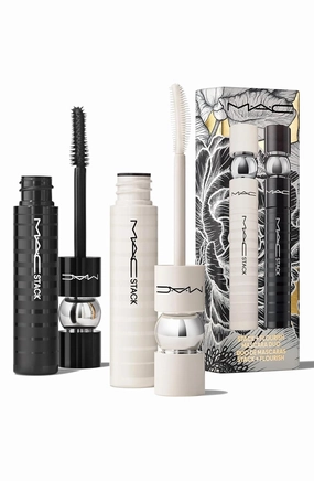 MAC Stack   Flourish Mascara Duo, 0.41 Ounces each