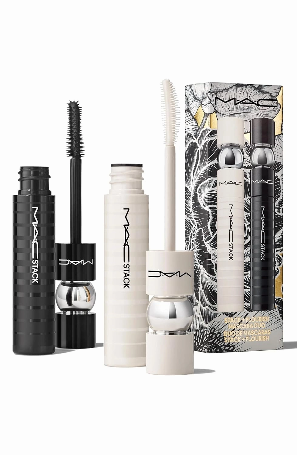MAC Stack   Flourish Mascara Duo, 0.41 Ounces each