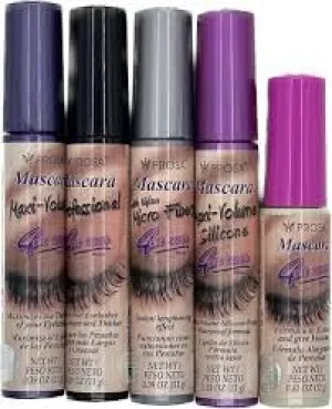 Mascara Professional Collection for Volume and Complete Lash Length Deep Ebony Shade and Enduring All-Day Glamour Pack of 5