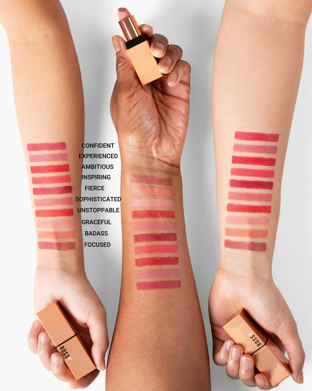Matte, Long Lasting, Hydrating Vegan Lipstick with Vitamin E and Watermelon Seed Oil (Focused - Pink Mauve Color)