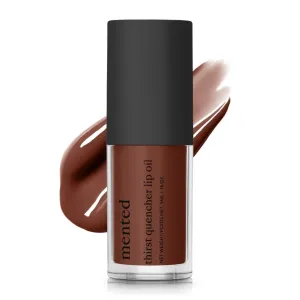 Mented Thirst Quencher Lip Oil, Hydrating Gloss with Jojoba, Avocado, Sunflower Seed Oils, Lightweight Tint for Women, Non-Sticky Finish, Moisturizing Makeup Alternative, 0.16oz, Apple Cider