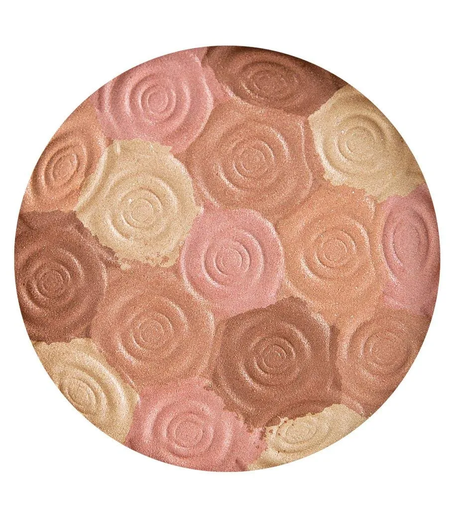 Milani Illuminating Face Powder - Hermosa Rose (0.35 Ounce) Cruelty-Free Highlighter, Blush & Bronzer in One Compact to Shape, Contour & Highlight