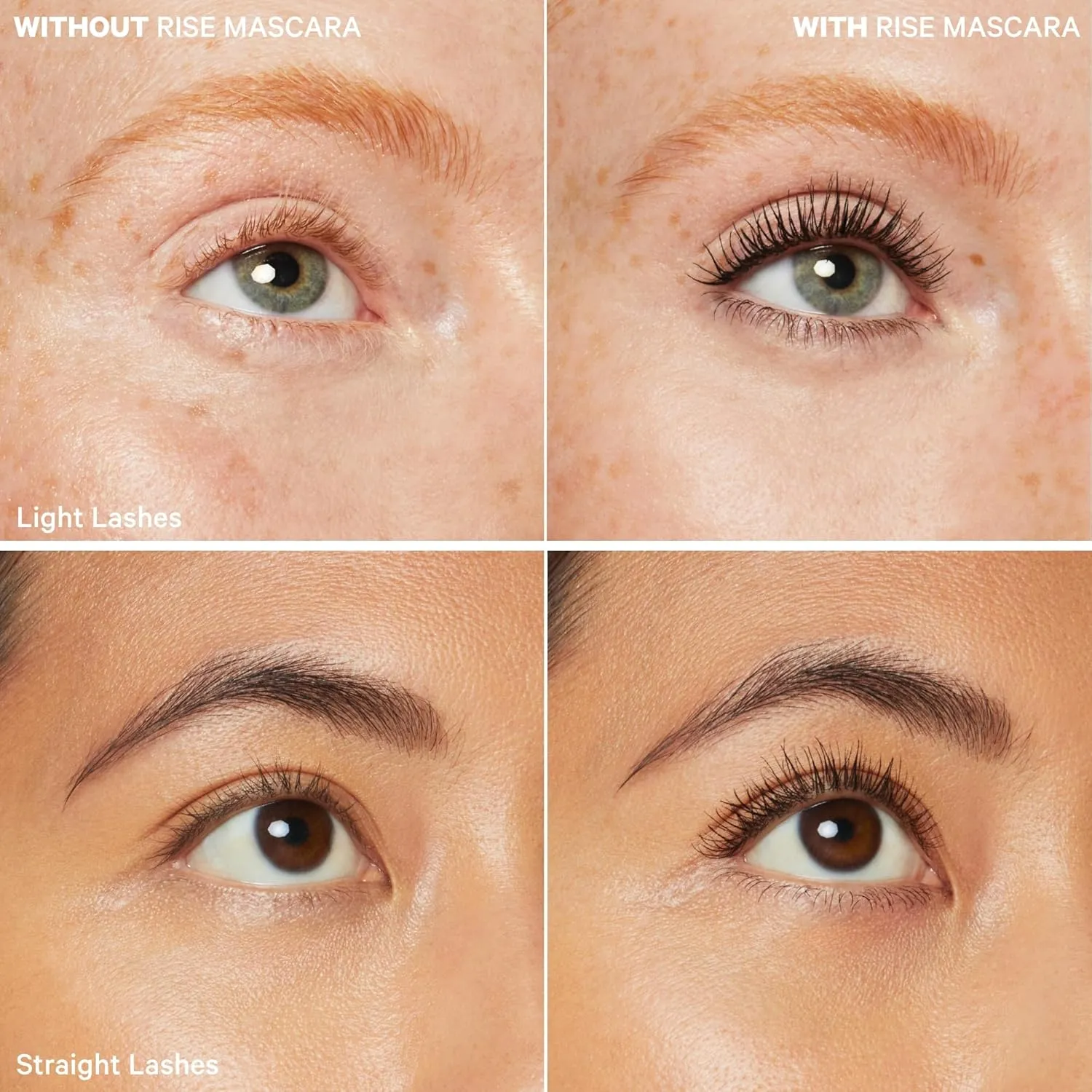 Milk Makeup RISE Mascara - Lifts, Lengthens, Curls & Adds Volume - Weightless Formula - Conditions & Strengthens - Vegan, Cruelty Free