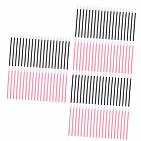 Mipcase 3sets Lipstick Applicators Makeup Tool Set Disposable Lip Brush Plastic Lip Brush Multifunctional Beauty Tools for Girls 200pcs*3