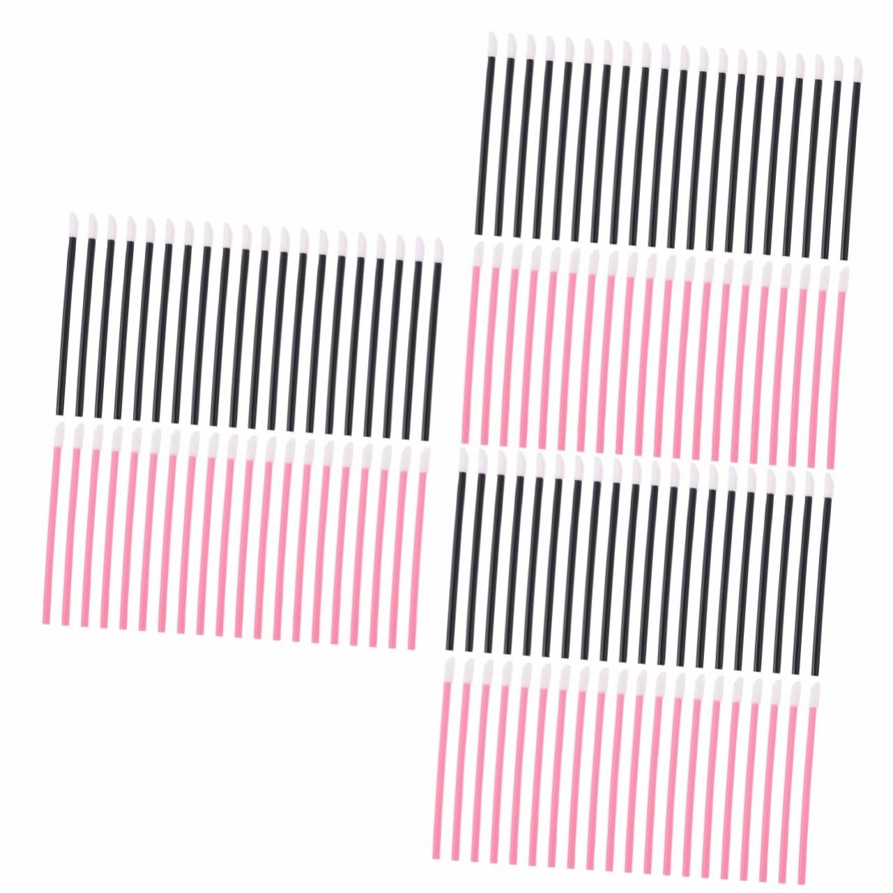 Mipcase 3sets Lipstick Applicators Makeup Tool Set Disposable Lip Brush Plastic Lip Brush Multifunctional Beauty Tools for Girls 200pcs*3