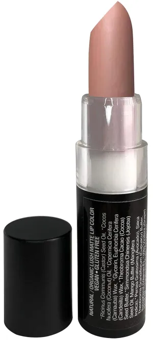 Mom's Secret 100% Natural Matte Lipstick, Organic, Long Lasting, Vegan, Gluten Free, Cruelty Free, Made in the USA, 0.12 oz. (Pink Chai)