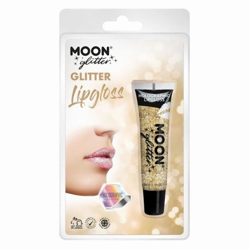 Moon Glitter Holographic Lipgloss Clamshell, 15ml Costume Make Up