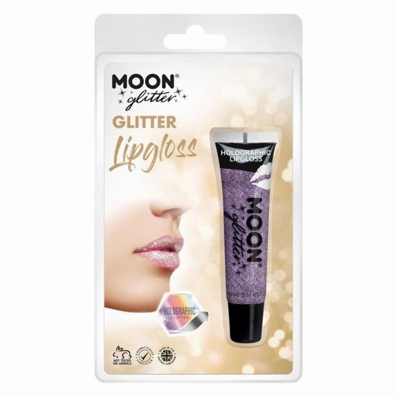Moon Glitter Holographic Lipgloss Clamshell, 15ml Costume Make Up