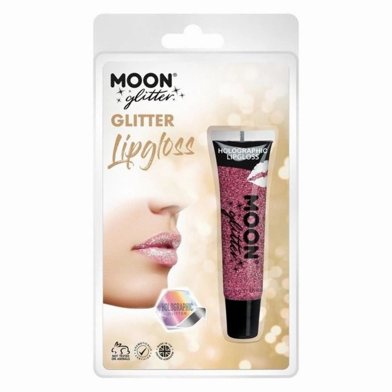 Moon Glitter Holographic Lipgloss Clamshell, 15ml Costume Make Up