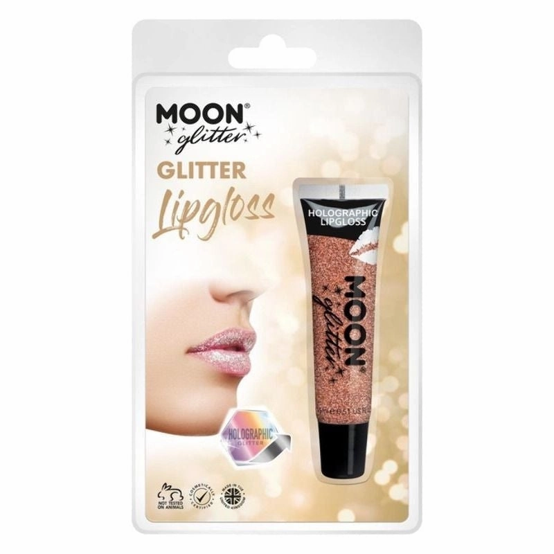 Moon Glitter Holographic Lipgloss Clamshell, 15ml Costume Make Up