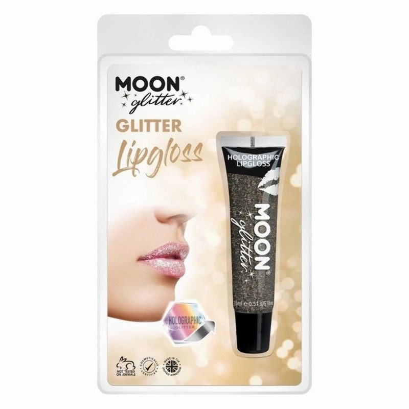 Moon Glitter Holographic Lipgloss Clamshell, 15ml Costume Make Up