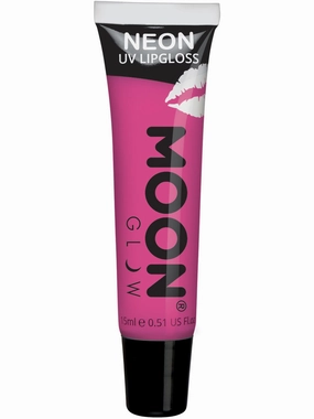 Moon Glow Intense Neon UV Fruity Lipgloss, Pink  Wholesale
