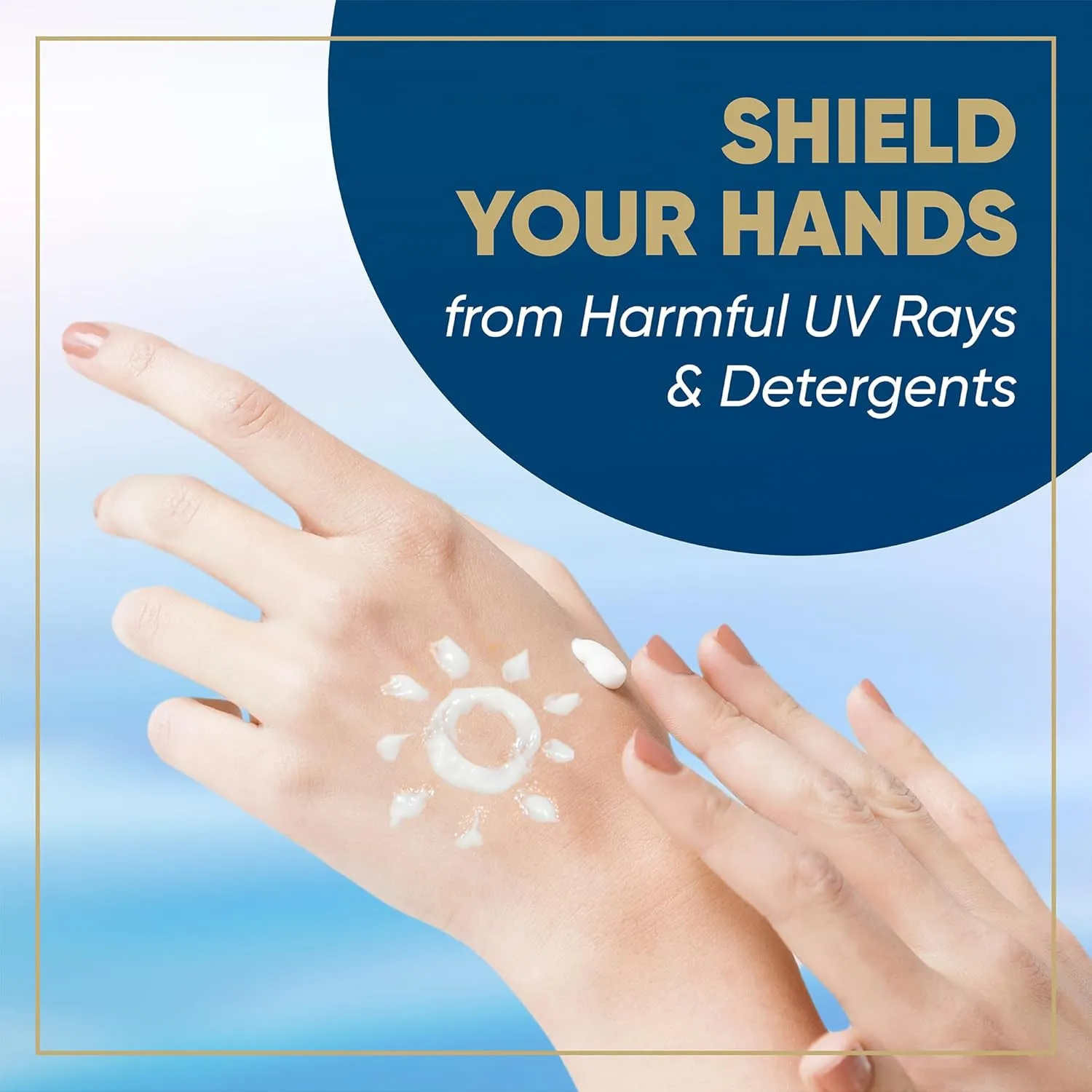 MultiVitamin Hand & Nail Cream Skin Protection & Nourishment - Nail Strengthening Cream, Nail Nurishment Handcream, Nail Repair Cream 3.4oz