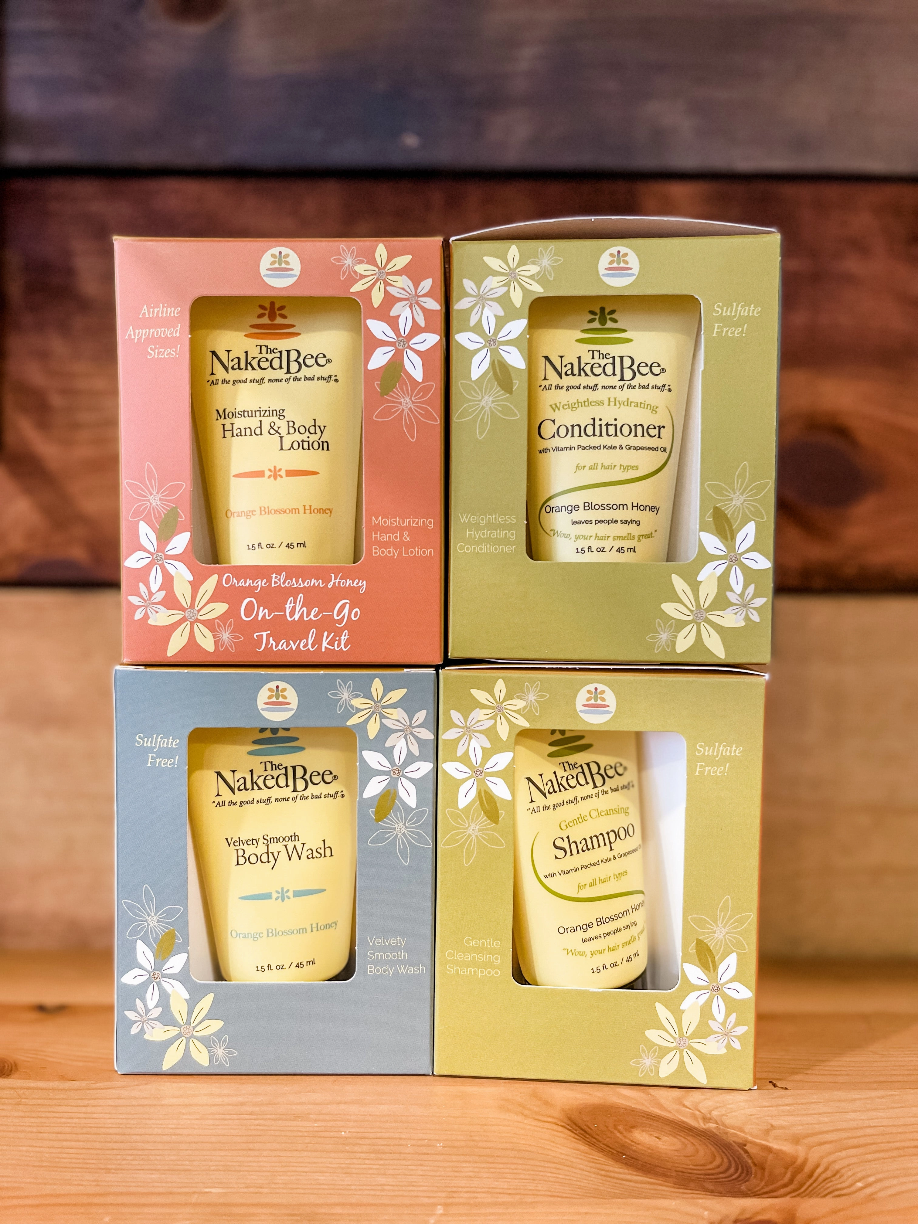 Naked Bee || Orange Honey Blossom On-the-Go Travel Kit