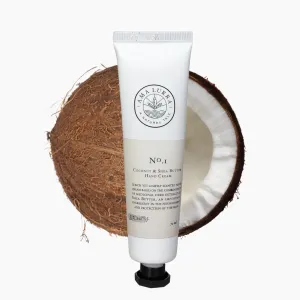 Natural Hand Lotion for Dry Hands – Moisturizing Handcream for Working Hands with Vitamin E Cream & Shea Butter – Enriching Coconut Hand Repair Balm, 2.3 Oz.