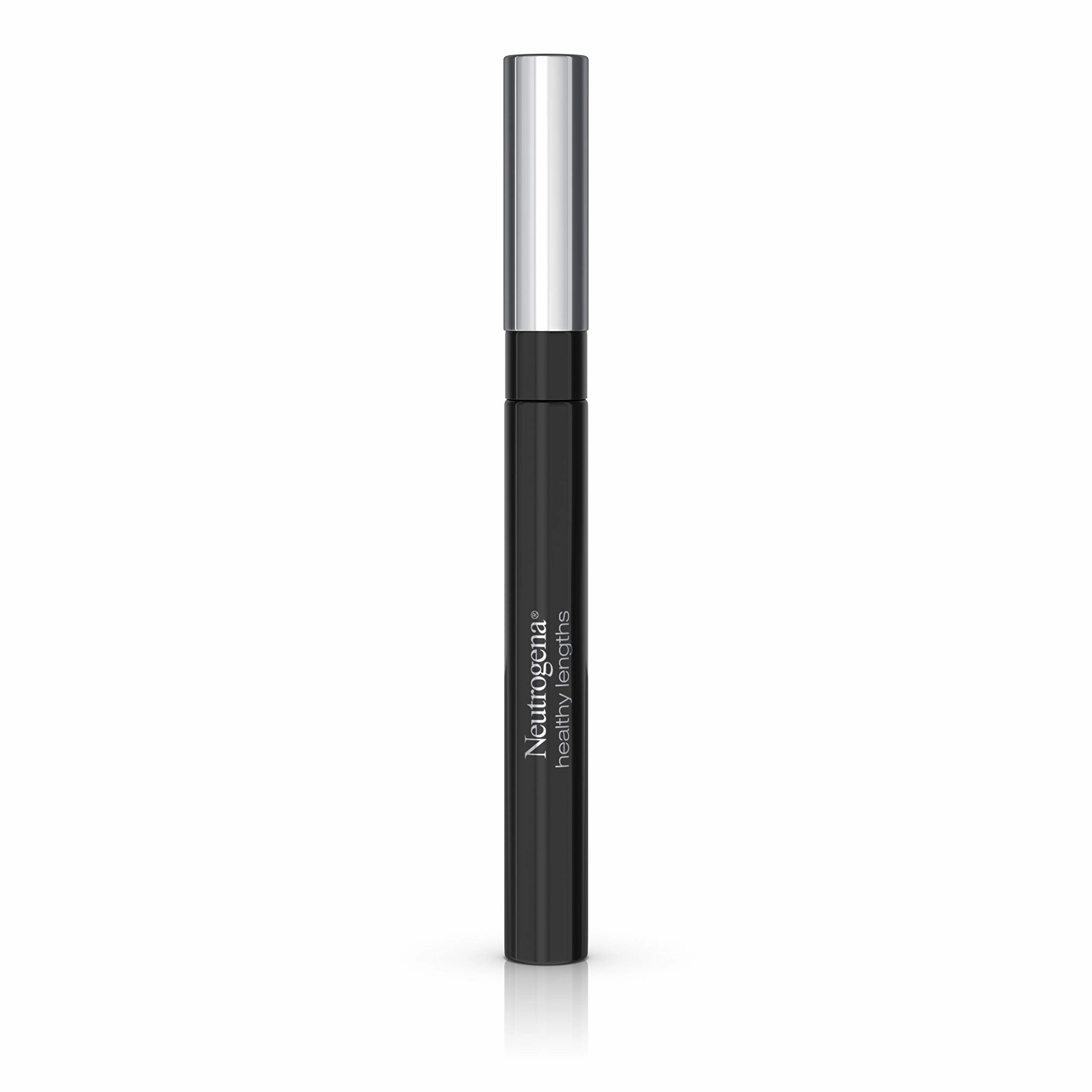 Neutrogena Healthy Lengths Mascara for Stronger, Longer Lashes, Clump-, Smudge- and Flake-Free Mascara with Olive Oil, Vitamin E and Rice Protein, Black 02,.21 oz