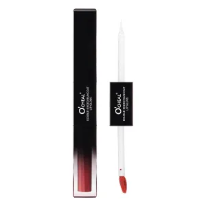 O'CHEAL Double-Ended Lip Gloss, Soft Mist   Water Light Charm - Moisturizing Without Non-Sticky - Bright Lip Color, Cruelty-Free & Vegan (Nude Pink, 0.155OZ)