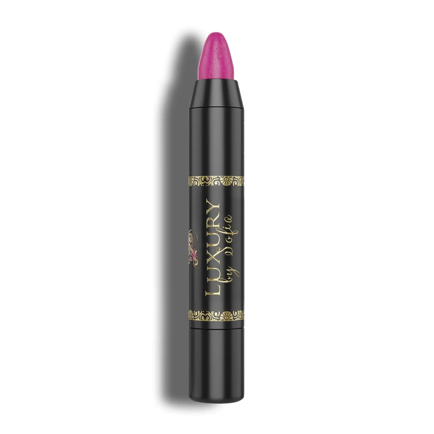 ORGANIC LIPSTICK/LIP LINER - All Natural, Long Lasting, Hydrating (Pink Petunia)