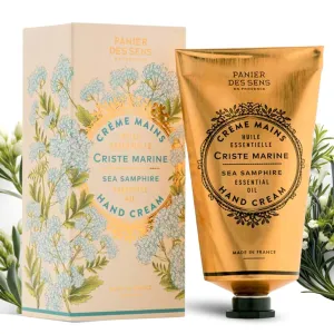 Panier des Sens - Hand Cream for Dry Cracked Hands - Sea Samphire Hand Lotion with Shea Butter & Olive Oil - Vitamin E Skin Moisturizer with 97% Natural Ingredients - Made in France, 2.5 fl oz