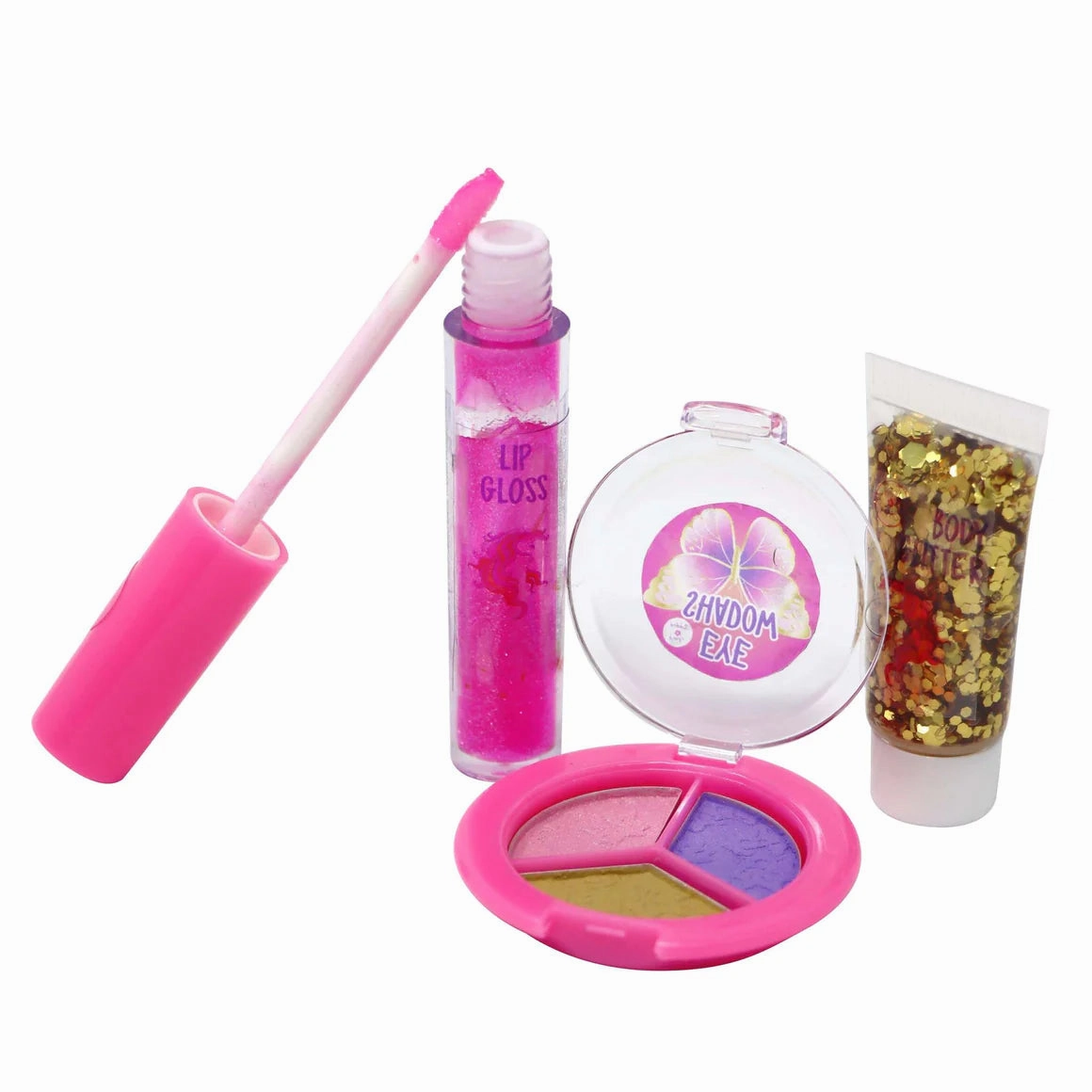PINK POPPY UNICORN BUTTERFLY COSMETIC SET