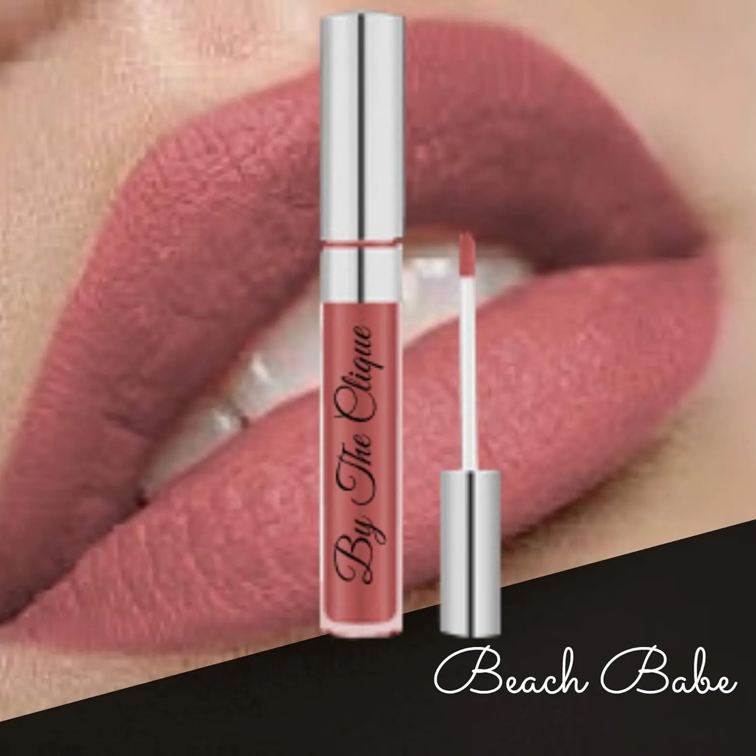 Premium Long Lasting Matte Liquid Lipstick |Beach Babe Nude Cliquestick Lipstick