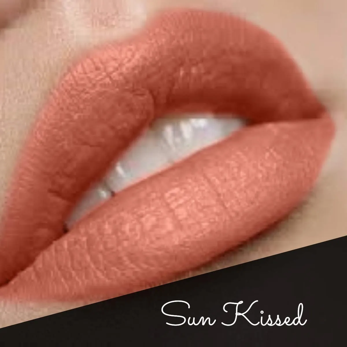 Premium Matte Liquid Lipstick | Sun Kissed | Soft Peach Tinted Nude | Long Lasting | Perfect Texture | Cruelty-Free | Vegan | Gluten Free