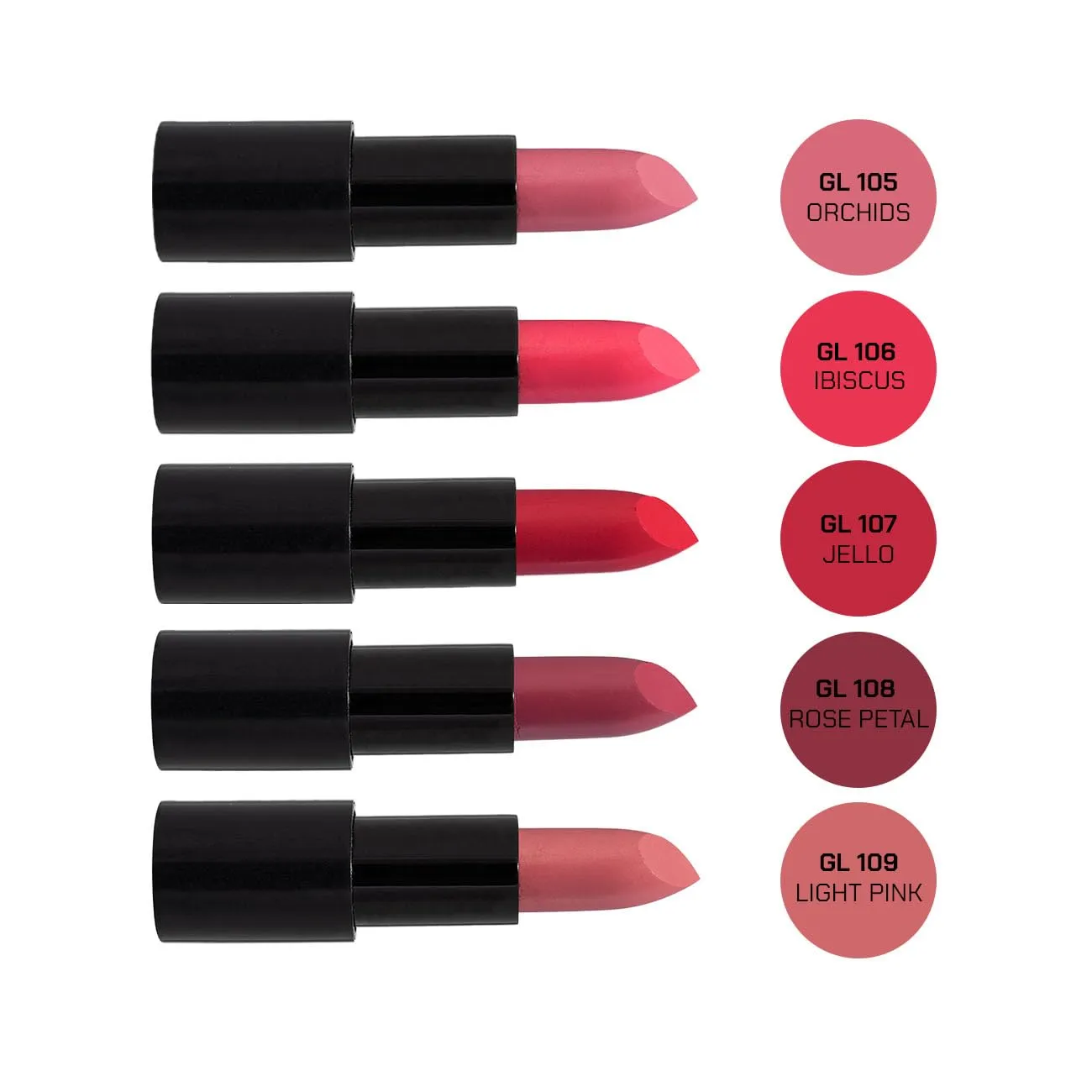 Radiant Professional Advanced Care Glossy Lipstick for Women with Hyaluronic Acid and Natural Polysaccharide | Available in 10 Creamy - Moisturising Shades | Cosmetics | Long Lasting Lipstick |(GL105)