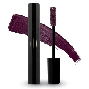 Radiant Professional Lengthening Mascara – Fiber Lash Mascara For Extreme Length & Volume – Natural Wax Formula, Cruelty-Free – Mascara Smudge-Proof Silicone Brush - (0.43 oz) (02 EGGPLANT)
