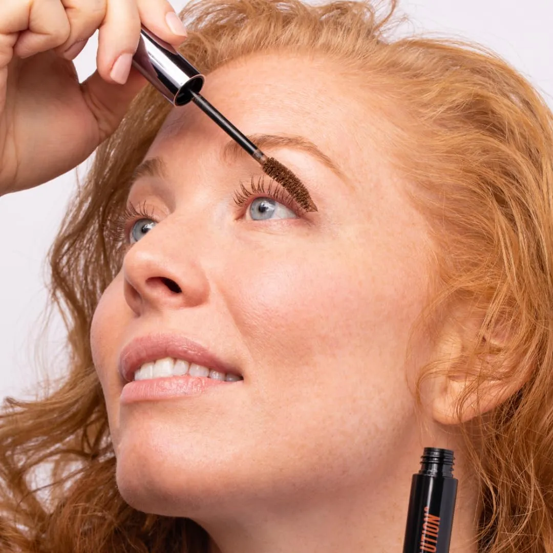 Redhead Revolution's Vegan Gingerlash Redhead Mascara | Light Brown Mascara for Redheads & Blondes (Genuine Ginger)