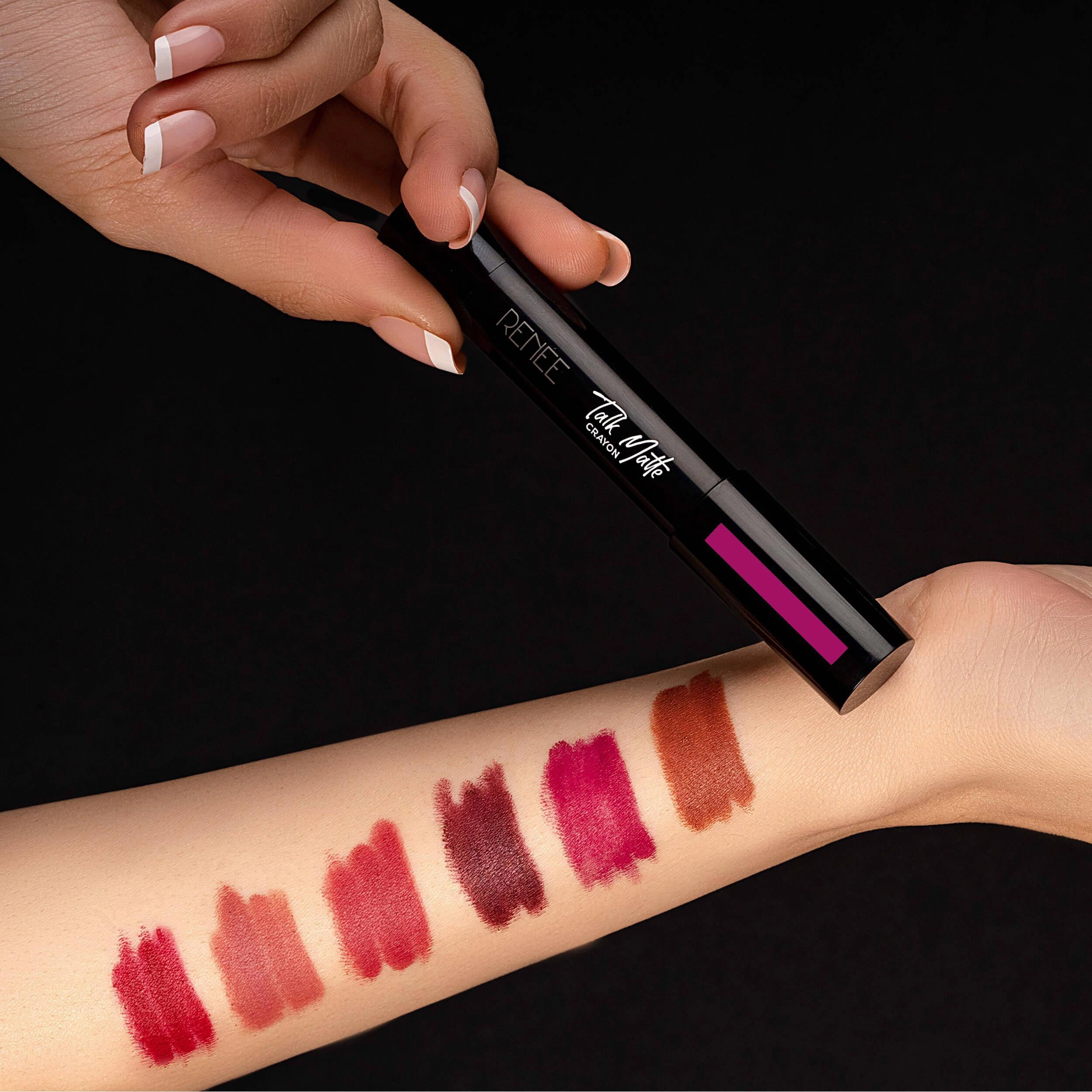 RENEE Magenta Glaze Lip Crayon & Play That Plum Lip Gloss Combo