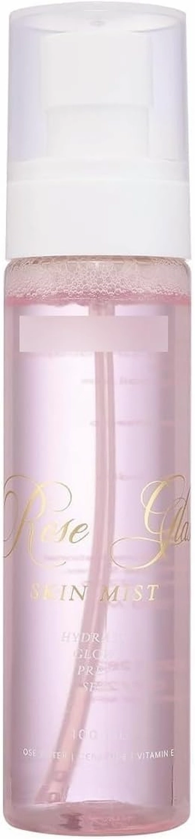 Roses Glass Skin Mist | 2 in 1 Face Toner   Makeup Setting Spray | Enriched with Rose Water & Aloe Vera | Toner for Glowing & Hydrating Skin | All Skin Types | for Women