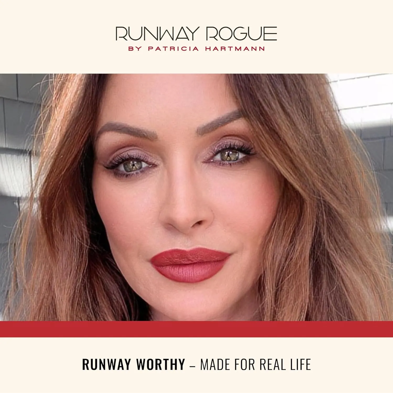 Runway Rogue 90s Vibe Lipstick, Moisturizing Matte Nude Lipstick, ‘Guest List’