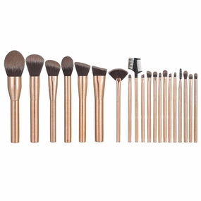 Spot Rose Gold Brushed 20 Makeup Brush Set Eyeshadow Blush Highlighter Brush Beginner Beauty Tools, 18cm