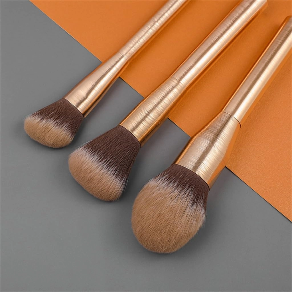Spot Rose Gold Brushed 20 Makeup Brush Set Eyeshadow Blush Highlighter Brush Beginner Beauty Tools, 18cm