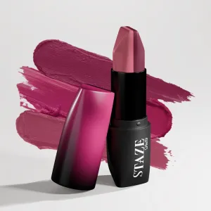 Stazee 9To9 3 In 1 Lipstick, 3 Unique Shades In 1, 12 Hrs Long Lasting, Transferproof, Non-Drying Formula With Intense Color Payoff - 04 Nude Orchid - 3.8 G, Matte
