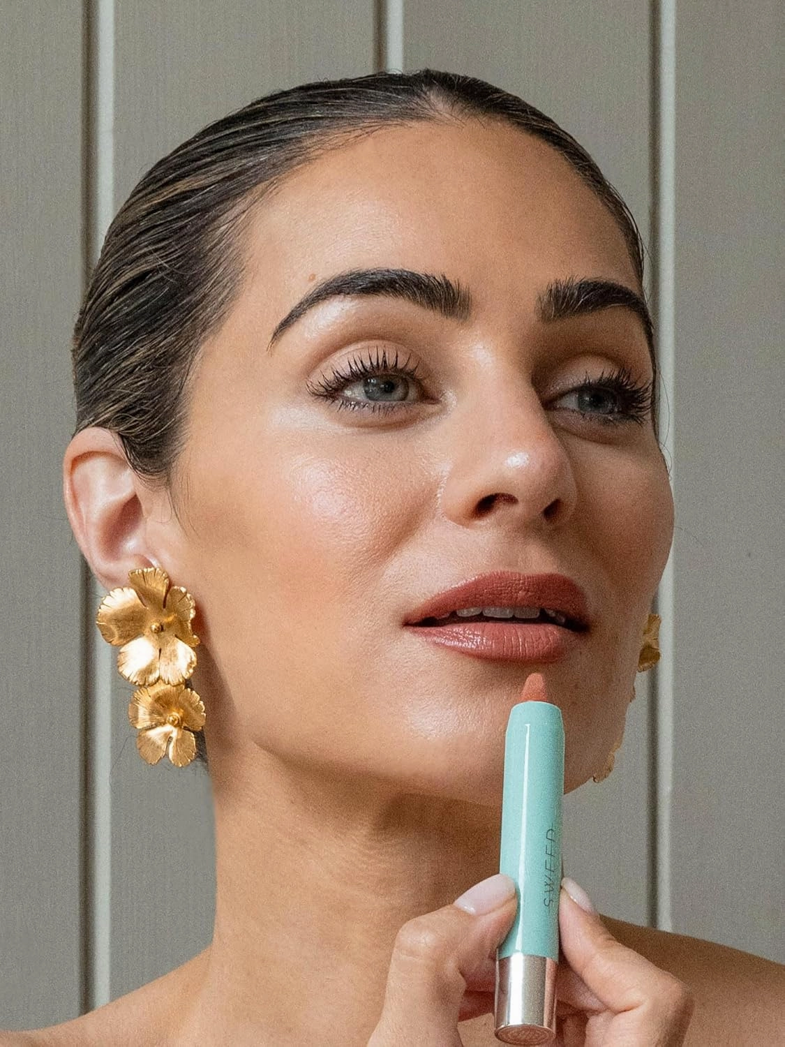 SWEED - Le Lipstick | Plump, Nourish, Moisturize with Squalane | Vegan, Cruelty-Free, Clean Beauty (Wild Rose)