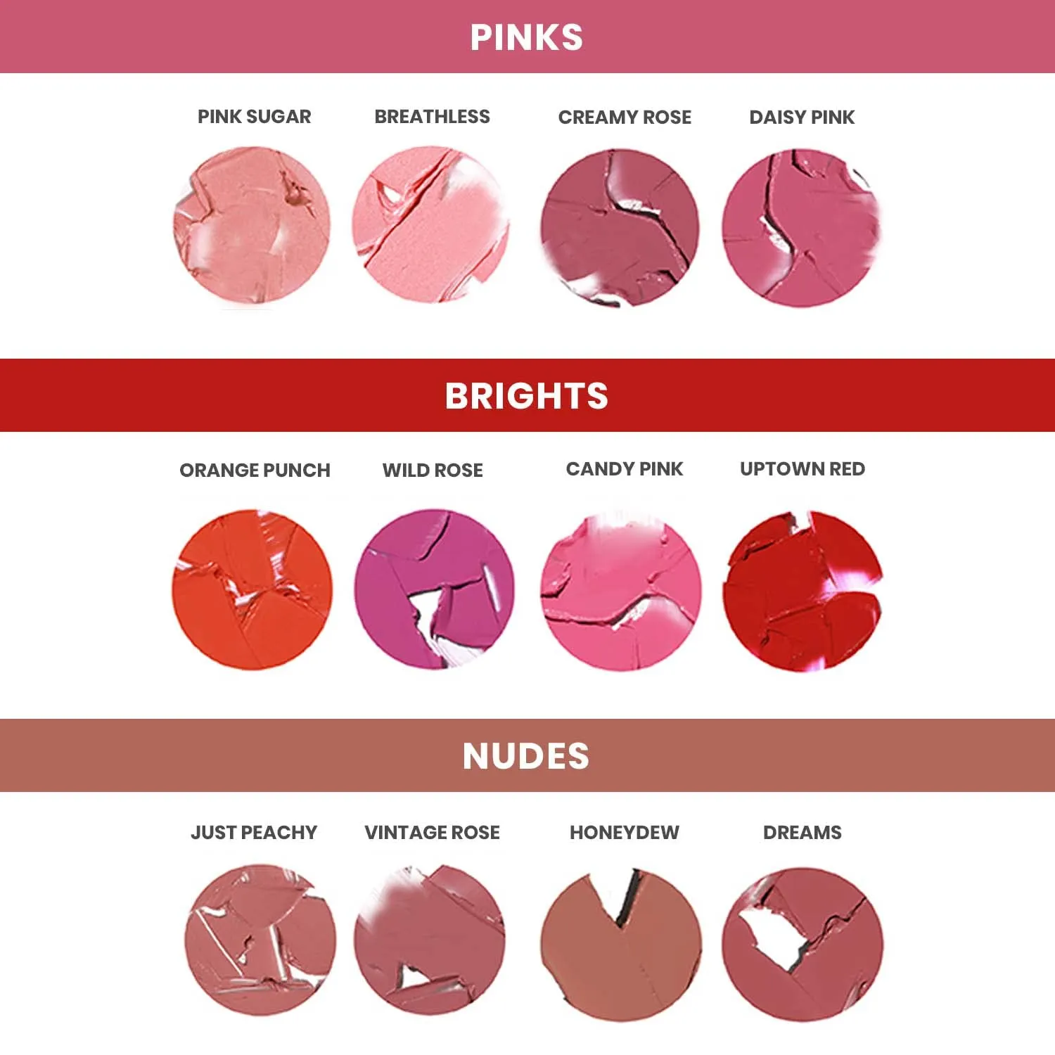 True   Luscious Super Moisture Lipstick – Clean, Vegan and Cruelty Free – Lasting Hydration for Dry Lips with a Satin Finish – Breathless Pink