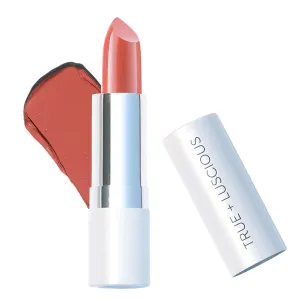 True   Luscious Super Moisture Lipstick – Clean, Vegan and Cruelty Free – Lasting Hydration for Dry Lips with a Satin Finish – Honey Dew, Warm Nude