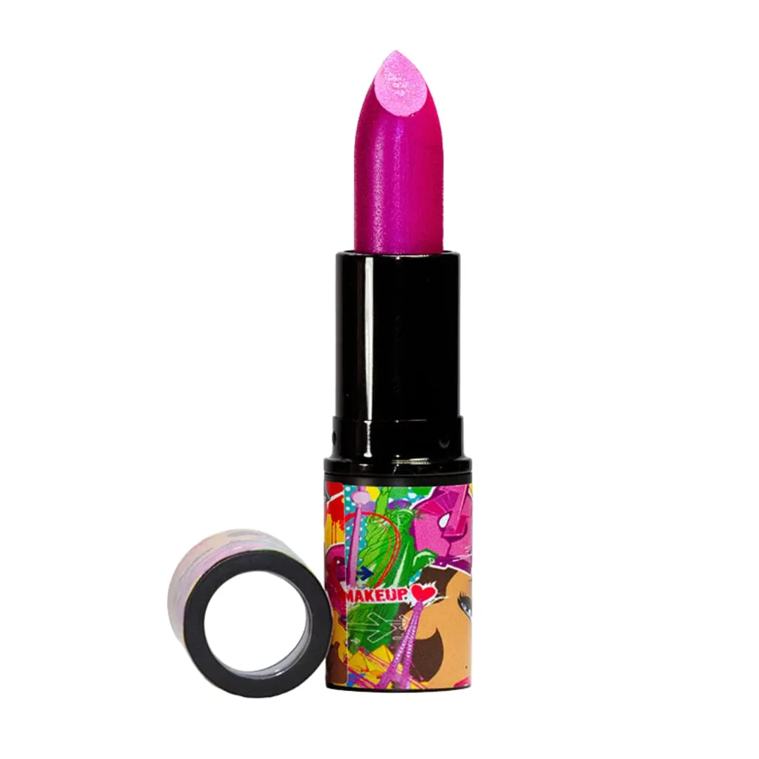 Ultra Smooth Satin Hot Pink Lipstick, Gifts for Mom & Her | Longwear, Smudge Proof, Hydrating and Moisturizing Formula, Paraben & Cruelty-Free, 0.14 Oz (Flaming Fuchsia)