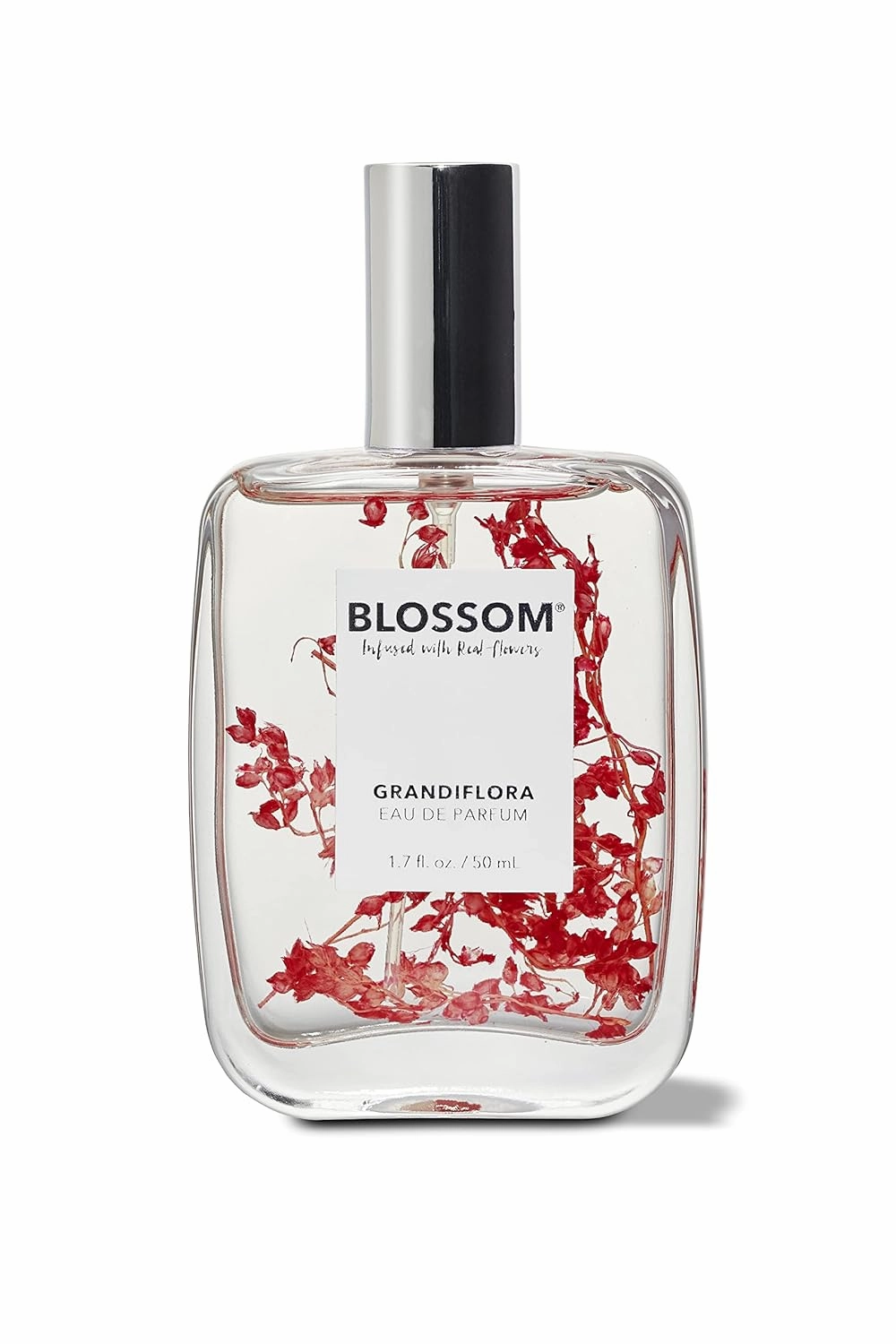 Unisex Eau De Parfum Spray Perfume for Women, TikTok Perfume Fragrance, Infused with Real Flowers, Made in USA, 1.7oz (Bulgarian Rose, Turkish Florals, Pale Honey, Vanilla Bean), Grandiflora