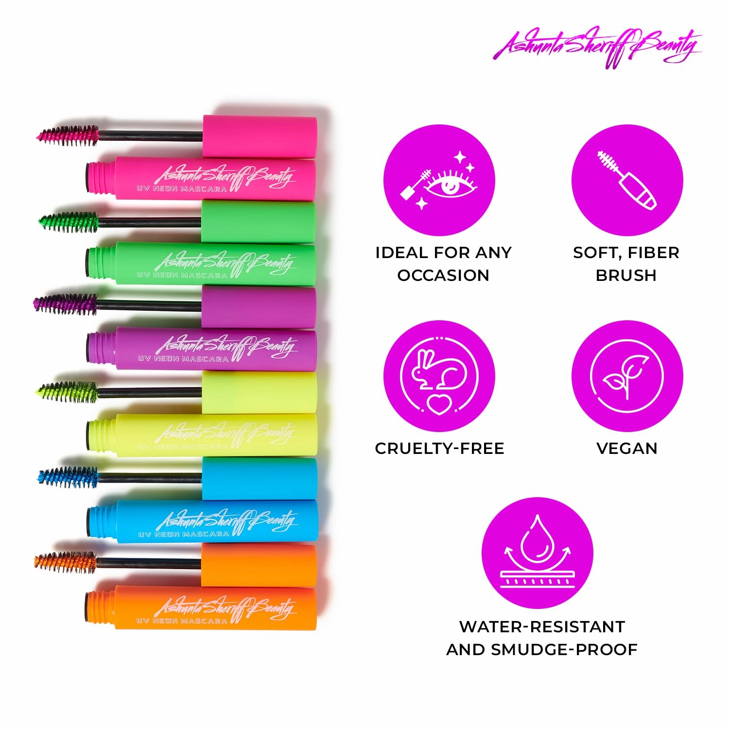 UV Vegan Mascara (Purple, One Size)
