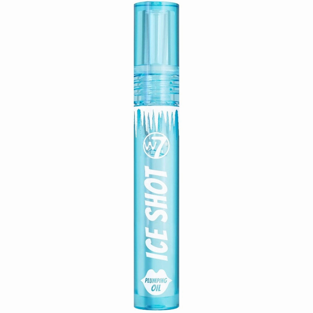 W7 Cosmetics Ice Shot Plumping Lip Oil - Hydrating Smoothing Volumizing High Shine Finish